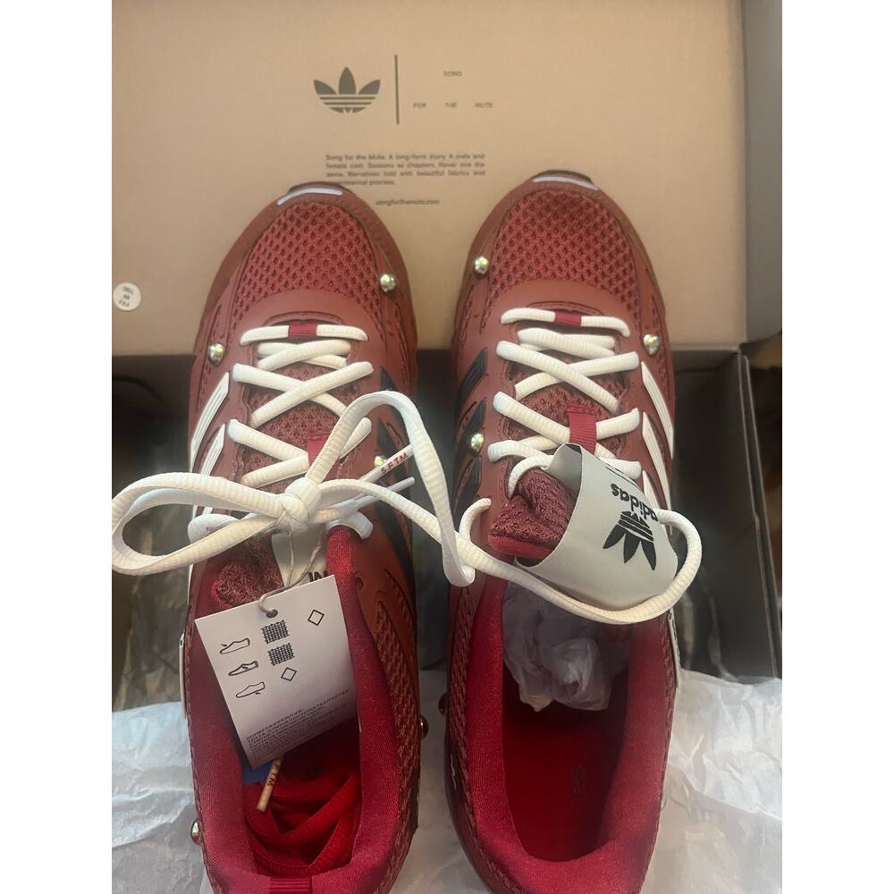 NEW ADIDAS Adizero PR SFTM Men's 9 HP3522 Red/White - Picture 10 of 10